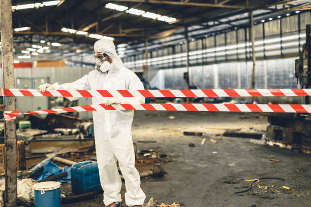 Professional Biohazard technician working in Homewood, SC